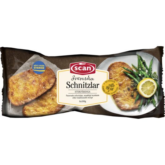 Schnitzel panerad